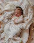 Little Cottontail Fur Lined Cot Blanket