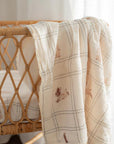 Little Cottontail Fur Lined Cot Blanket