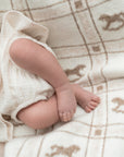 The Rocking Horse Knitted Blanket