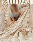 Up and Away Fur Lined Cot Blanket