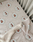 Sweet Squeak Fitted Cot Sheet