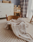 Little Cottontail Fur Lined Cot Blanket