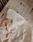 Little Cottontail Fur Lined Cot Blanket