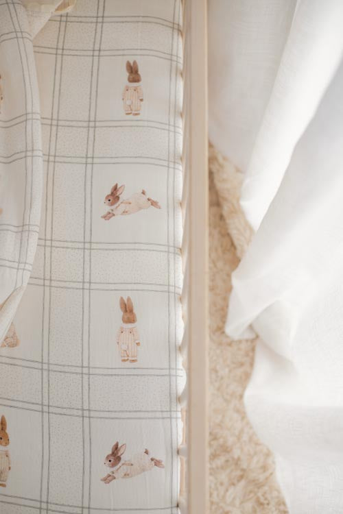 Little Cottontail Fitted Cot Sheet
