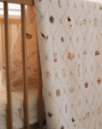 Cottage Picnic Fur Lined Cot Blanket