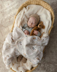 Up and Away Fur Lined Cot Blanket
