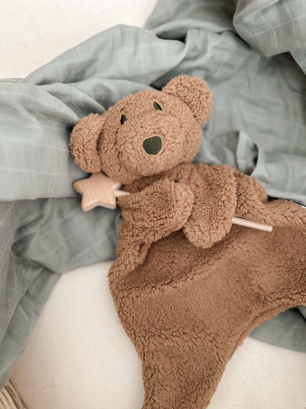 Little Teddy Comforter Toy Pop Ya Tot