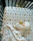 Cottage Picnic Fitted Cot Sheet