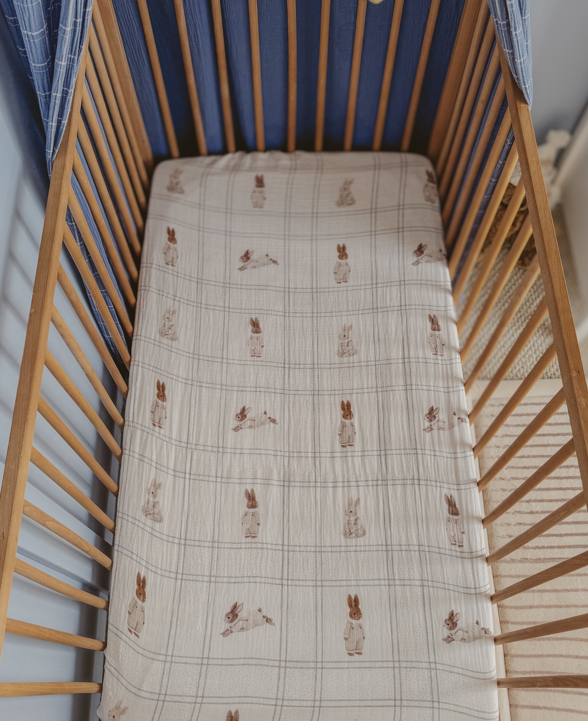 Little Cottontail Fitted Cot Sheet