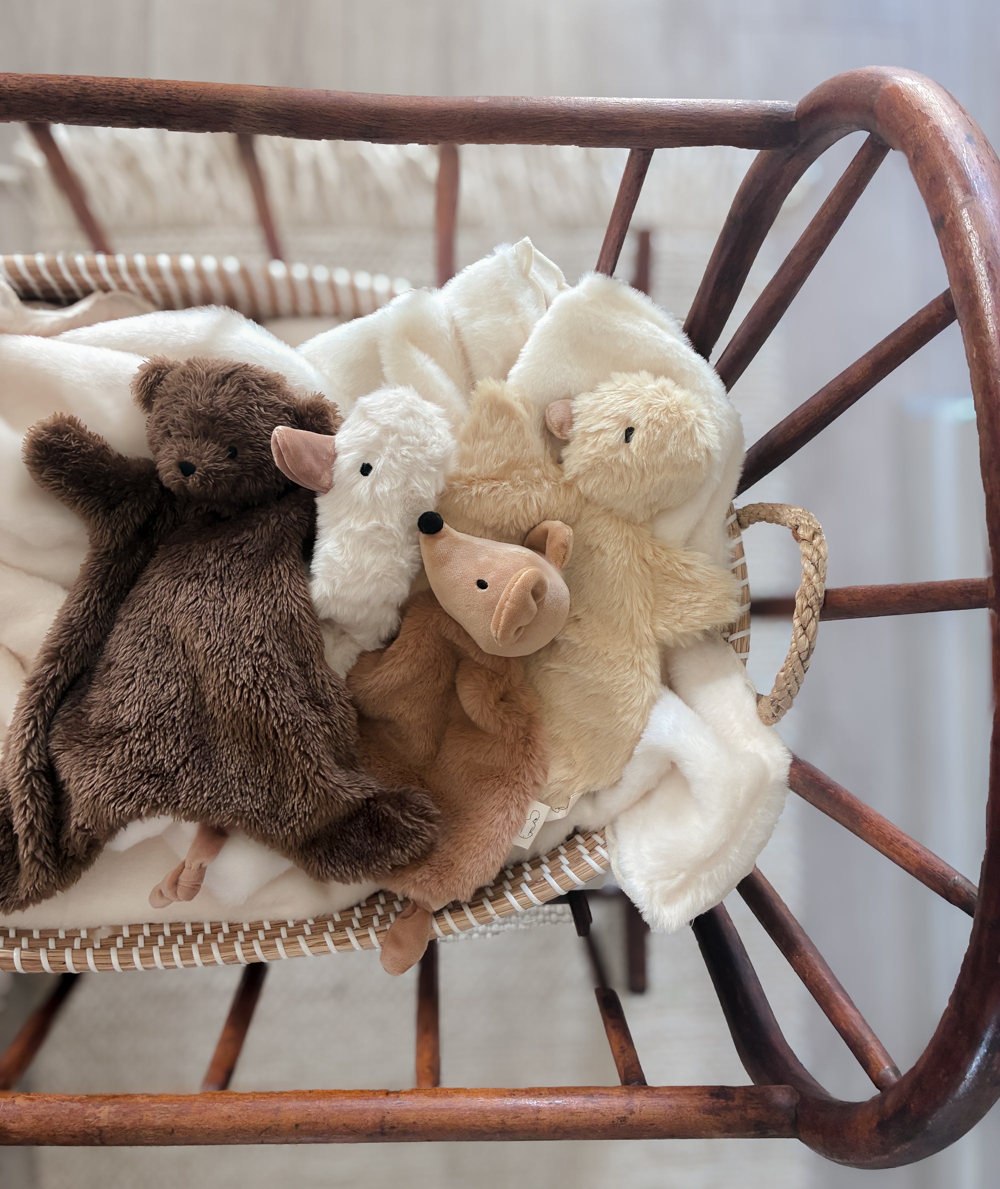 Plush animal baby toys