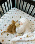Cottage Picnic Fitted Cot Sheet