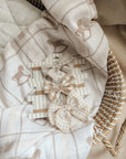 Baby Bow Headband - Mini Gingham
