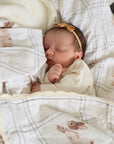 Little Cottontail Fur Lined Cot Blanket