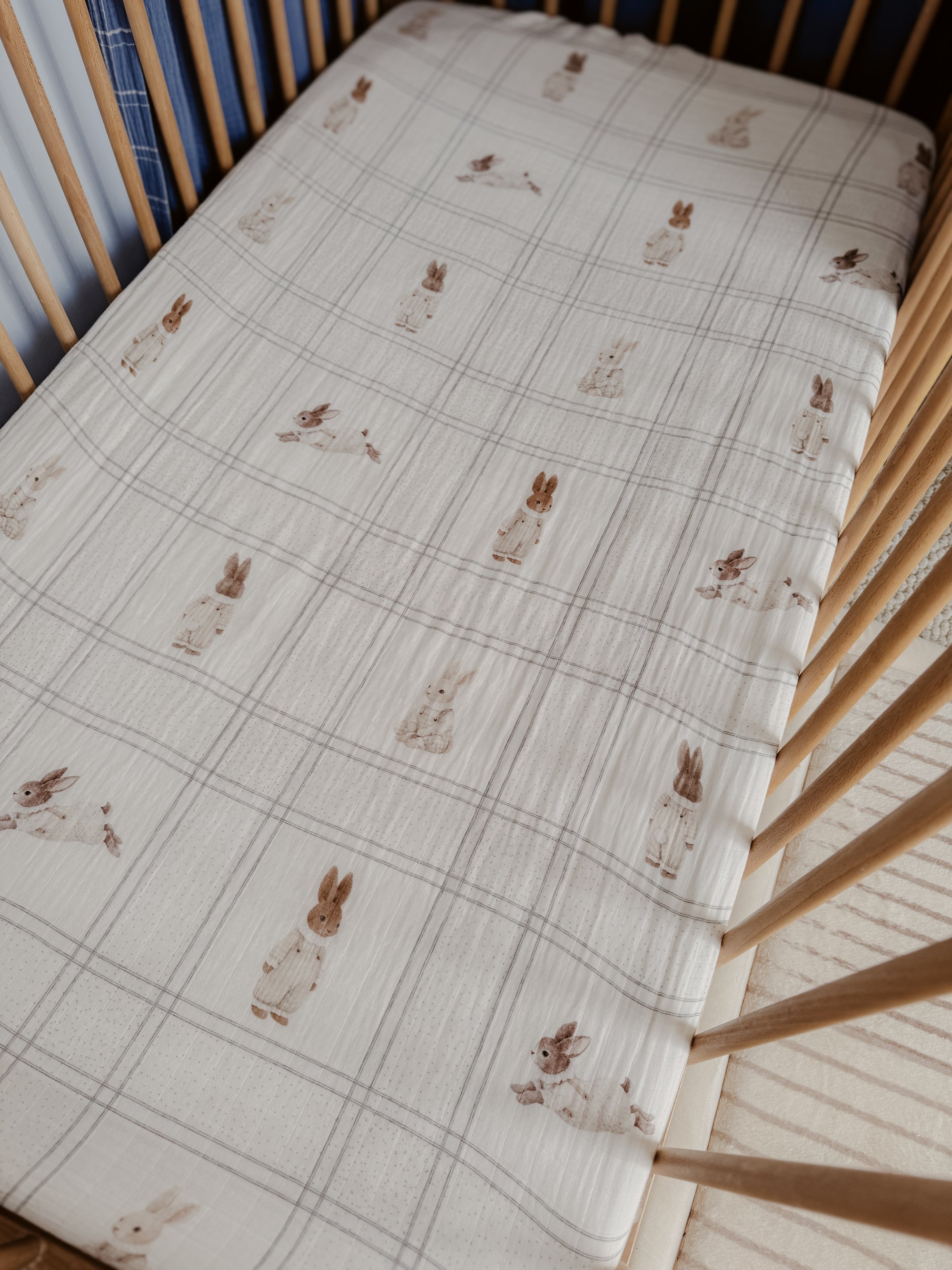 Little Cottontail Fitted Cot Sheet