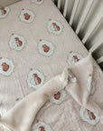 Sweet Squeak Fitted Cot Sheet
