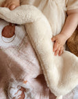 Sweet Squeak Fur Lined Cot Blanket