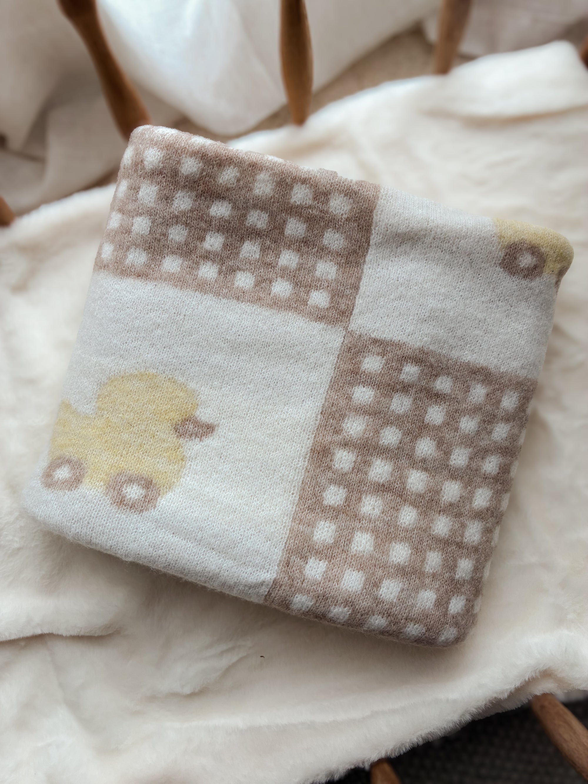 Once Upon a Duckling Knitted Blanket