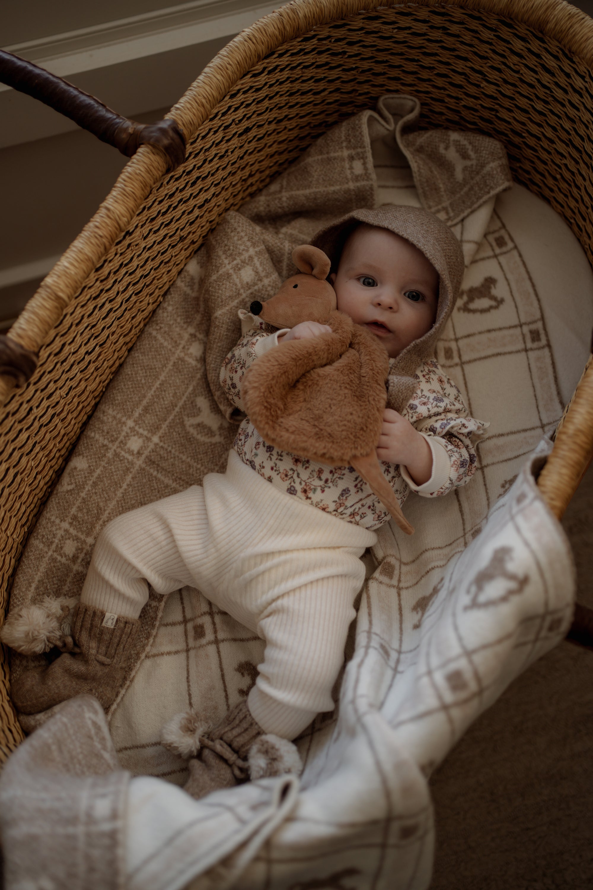 The Rocking Horse Knitted Blanket
