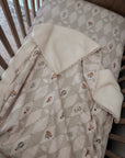 Up and Away Fur Lined Cot Blanket