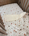 Cottage Picnic Fur Lined Cot Blanket