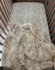 Fleur Blanche Fur Lined Cot Blanket