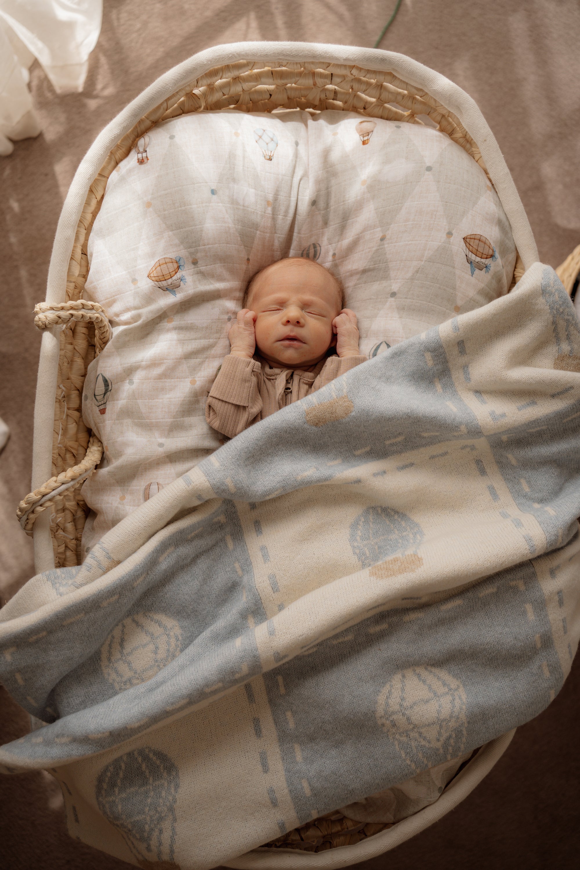 Up and Away Knitted Blanket