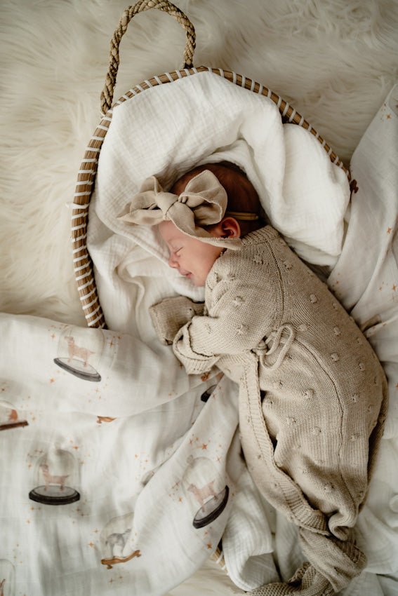 Baby Girl Muslin Swaddle Wrap